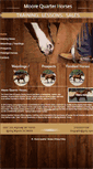 Mobile Screenshot of moorecuttinghorses.com